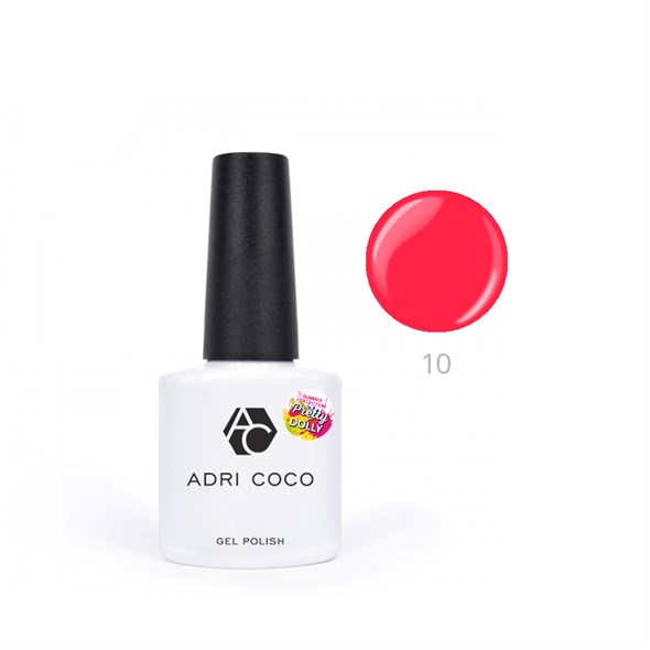 Гель-лак ADRICOCO Pretty dolly №10 неоновый розовый (8 мл.) 245406 - фото 24806