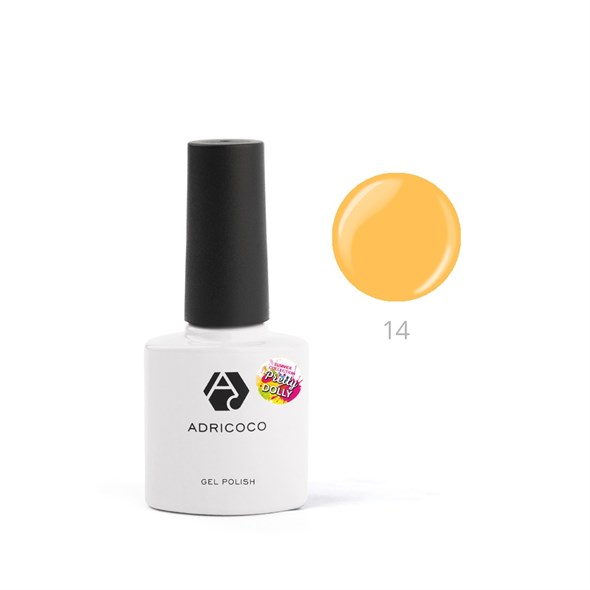 Гель-лак ADRICOCO Pretty dolly №14 неоновый мандариновый (8 мл.) 245444 - фото 24809