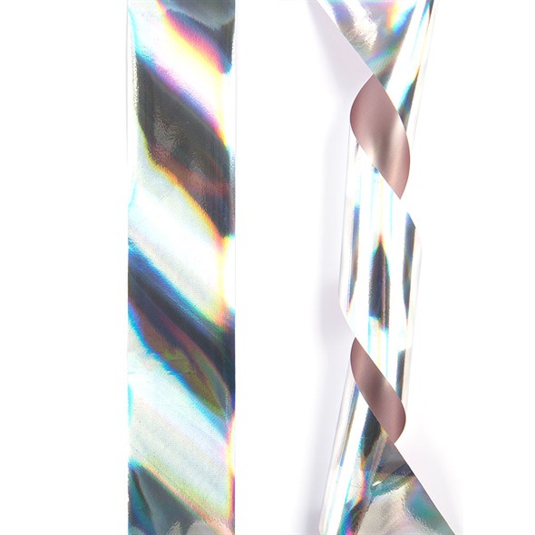 Фольга для литья (голографическая серебряная диагональ) NEW - фото 25005
