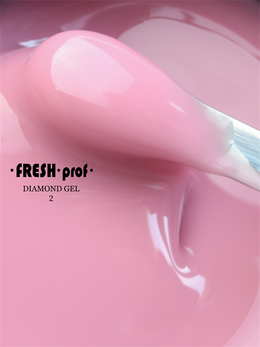 Гель Fresh Prof Diamond жесткий Lipstick Camouflage №2, 15 гр 00001667 - фото 29095