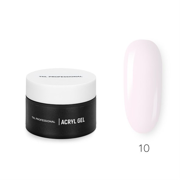 Acryl Gel TNL №10 камуфлирующий светло-розовый (50 мл.) 1006346 - фото 32446
