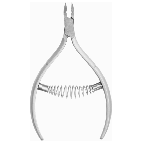 Кусачки Nippon Nippers Standard NS-02S-6 для кутикулы 6 мм спиральная пружина ручная заточка. - фото 36490