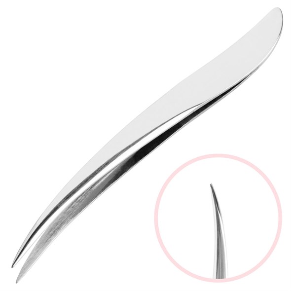 Пинцет EVABOND прямой P108-01 - фото 36520