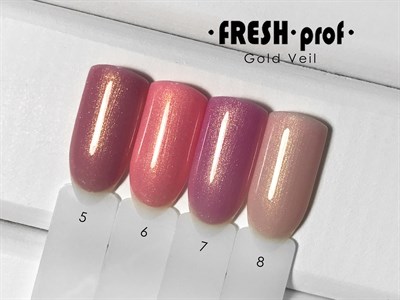 Гель-лак Fresh prof Gold Veil 06, 8 мл 00003822