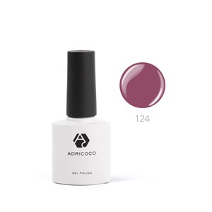Гель-лак ADRICOCO №124 бордово-фиолетовый (8 мл.) 241231