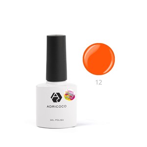 Гель-лак ADRICOCO Pretty dolly №12 неоновый оранжевый (8 мл.) 245420