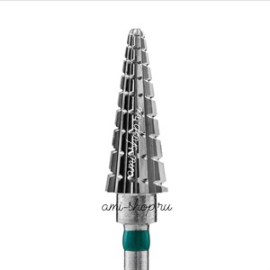 Фреза твердосплавная зеленая тайфун  Елочка , 6 мм 00078204