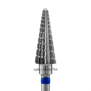 Фреза твердосплавная синяя тайфун  Елочка , 6 мм 00078205