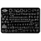 Трафарет для стемпинга металлический, 9,5x14,5см IRISK NEW (048 JJ-S09) П557-18/48 - фото 32409