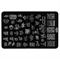 Трафарет для стемпинга металлический, 9,5x14,5см IRISK NEW (032 Mezerdoo D-05) П557-18/32 - фото 32414