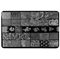 Трафарет для стемпинга металлический, 9,5x14,5см IRISK NEW (029 Mezerdoo D-16) П557-18/29 - фото 32415