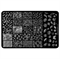 Трафарет для стемпинга металлический, 9,5x14,5см IRISK NEW (022 NICOLE DIARY L-14) П557-18/22 - фото 32417