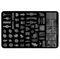 Трафарет для стемпинга металлический, 9,5x14,5см IRISK NEW (015 NICOLE DIARY L-33) П557-18/15 - фото 32418
