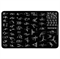 Трафарет для стемпинга металлический, 9,5x14,5см IRISK NEW (011 NICOLE DIARY L-40) П557-18/11 - фото 32421