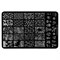 Трафарет для стемпинга металлический, 9,5x14,5см IRISK NEW (017 NICOLE DIARY L-27) П557-18/17 - фото 34461